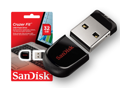 Pendrive SanDisk 2.0 3.0 Cruzer Fit 32 GB