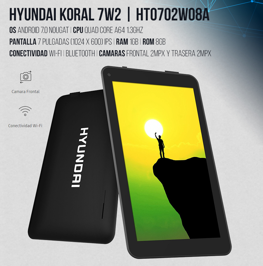 Hyundai Koral 7W2 • HT0702W08A • Quad Core