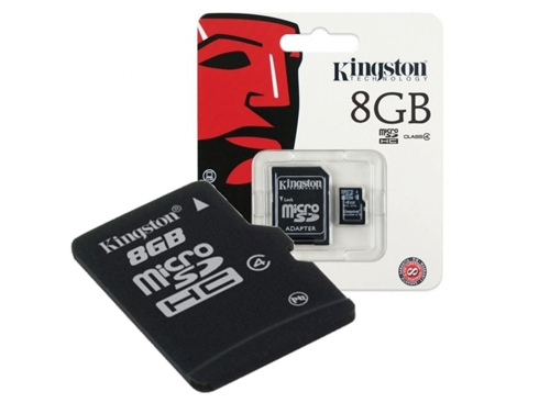 Memoria SD Kingston Clase 4 8GB  Con Garantia